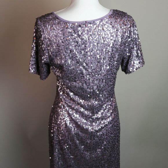 Sequin Purple Dress - Picture 2 of 2